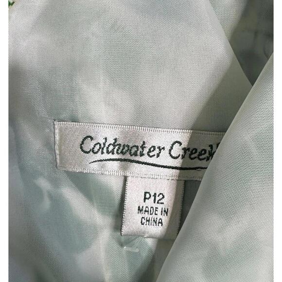 Blair Waldorf Green Floral Belted Design Sleeveless A Line Dress - Picture 5 of 7